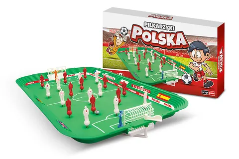 Gra Piłkarzyki Polska – piłkarzyki stołowe sprężynkowe dla dzieci 6+
