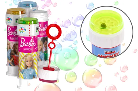 Dulcop Bańki mydlane Barbie – 60 ml z grą labirynt – 3+
