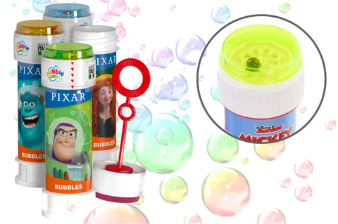 Dulcop Bańki mydlane Pixar– 60 ml z grą labirynt – 3+