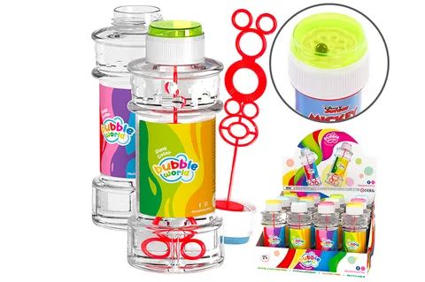 Dulcop Bańki mydlane Tęcza z labiryntem na nakrętce – płyn 300 ml, 3+
