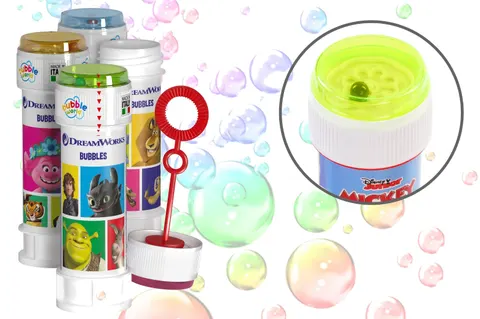Dulcop Bańki mydlane Dreamworks – 60 ml z grą labirynt – 3+
