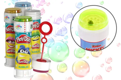 Dulcop Bańki mydlane Play Doh – 60 ml z grą labirynt – 3+