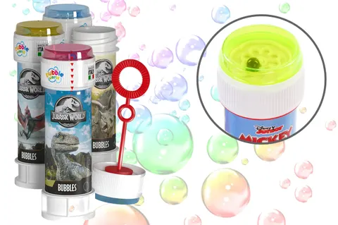 Dulcop Bańki mydlane Jurassic World – 60 ml z grą labirynt – 3+