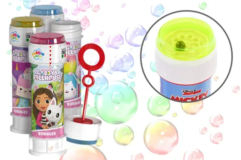 Dulcop Bańki mydlane Koci domek Gabby – 60 ml z grą labirynt – 3+