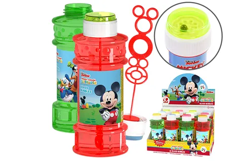 Dulcop Bańki mydlane Mickey Mouse z labiryntem na nakrętce – 300 ml, 3+