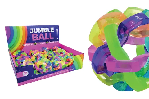 Artyk Jumble Ball piłka kłębek – średnica 7 cm dla dzieci 3+