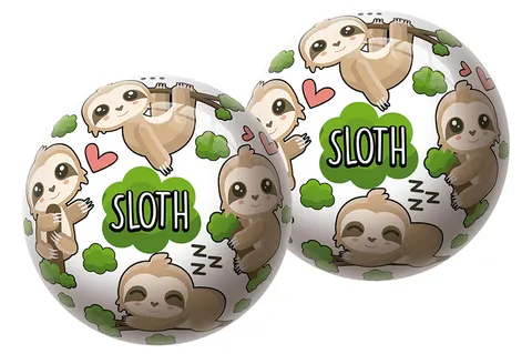 Artyk Piłka z leniwcami Sloth – średnica 23 cm dla dzieci 3+