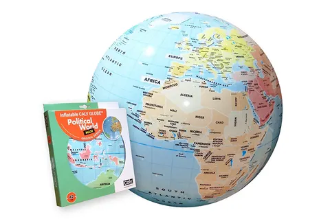 Caly Toys piłka globus polityczny – mapa krajów i stolic 42cm maxi