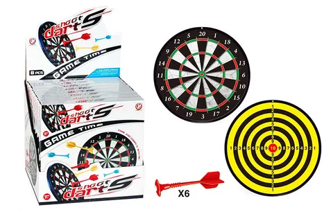 Artyk Tarcza Magnetyczna z Rzutkami – 31cm Dwustronna 3+