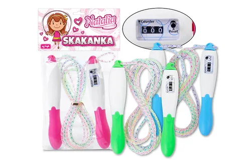 Natalia Skakanka z Licznikiem – 240cm Nylon Pleciony 5mm 6+
