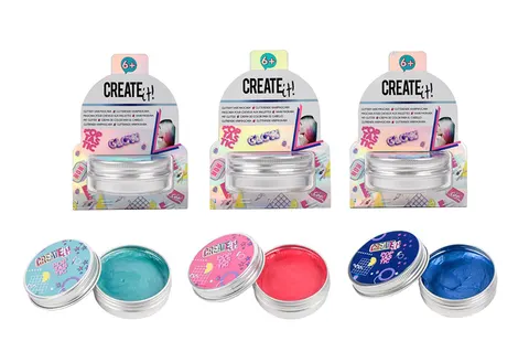 Canenco CREATE IT! Maskara do włosów z brokatem – 3 kolory 6+