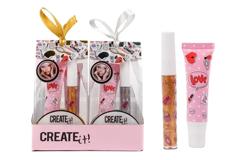 Canenco CREATE IT! Błyszczyk do ust i brokat do ciała – 6+ lat