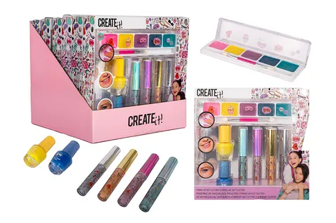 Create It! Zestaw do Makijażu Metallic – Kosmetyki dla Dzieci 6+