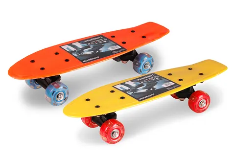Max Sport Deskorolka Dziecięca ze Świecącymi Kółkami – 43 cm 3+