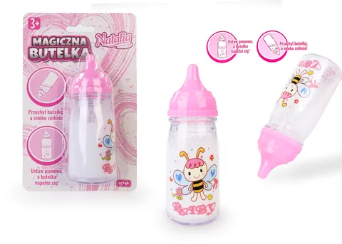 Natalia Magiczna Butelka z Mlekiem dla Lalek – 12 cm dla dzieci 3+