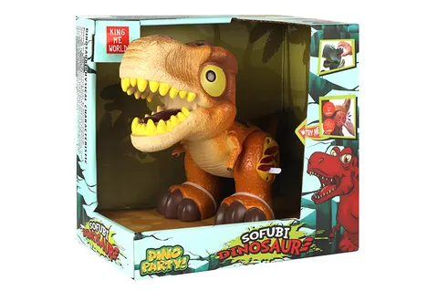 Artyk Dinozaur T-Rex z Dźwiękiem – 17 cm baterie 3x AG13 dla dzieci 3+