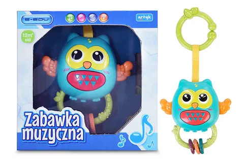 Zabawka Muzyczna E-EDU Sowa