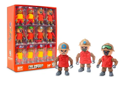 Artyk Figurka Strażaka Fire Hero DIY Build Up – 8 cm 3+