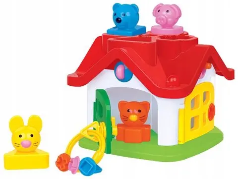 Polesie Domek Sorter ze Zwierzątkami i Kluczykami – 12m+