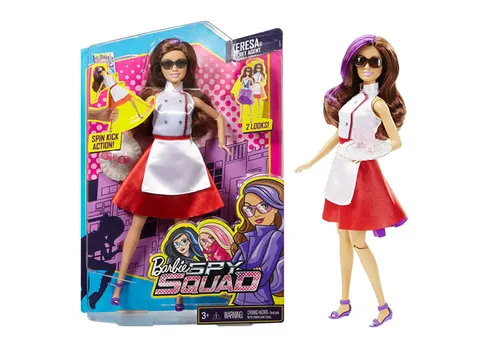 Barbie Tajna Agentka Teresa lalka 2w1 – transformacja stroju, 3+