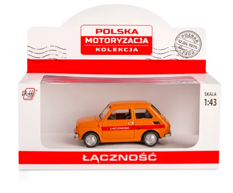 Fiat 126P „Łączność” – Metalowy model kolekcjonerski 1:43 DAFFI (K-599)