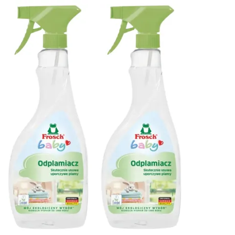 FROSCH Spray do usuwania plam dla niemowląt i dzieci FROSCH BABY 500 ml, pakiet 2 szt.