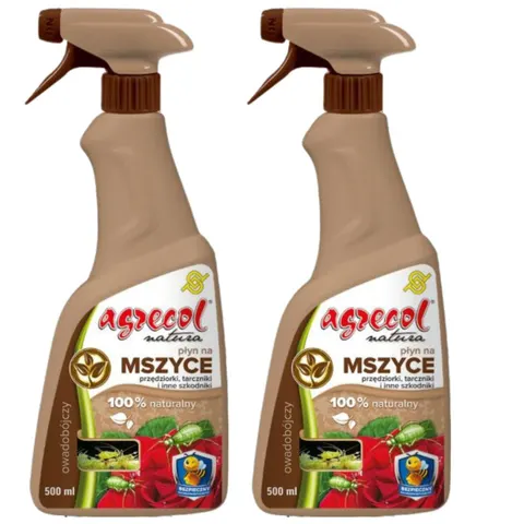 AGRECOL NATURA Płyn na mszyce i inne szkodniki 500 ml, pakiet 2 szt.