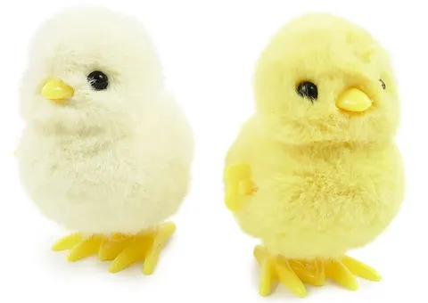 Nakręcany kurczak skacząca zabawka dla dzieci 9,5cm Edu&Fun