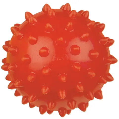 Mom's Care Piłeczka sensoryczna do masażu – czerwona 6 cm 0+