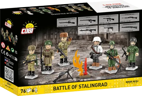 COBI Bitwa o Stalingrad – 76 elementów, 6 figurek, 6+