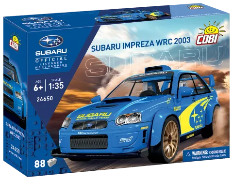 COBI Subaru Impreza WRC 2003 – klocki rajdowe 88 el., 6+