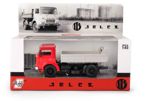 Daffi Jelcz 317 model metalowy czerwony – skala 1:43, kolekcjonerski