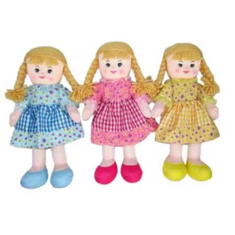 Sun-Day Lalka Szmacianka z Głosem – 50 cm Retro Interaktywna