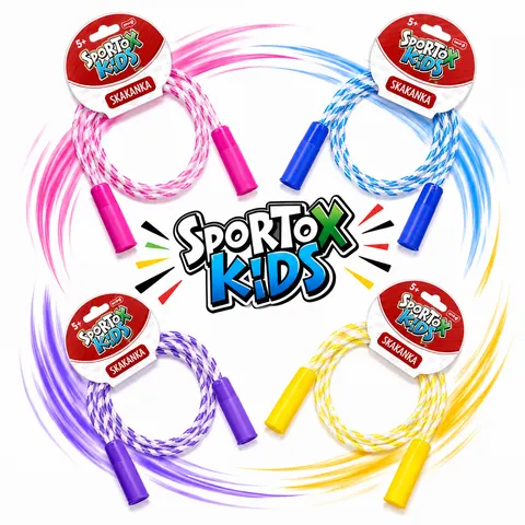 Sportox Kids Skakanka dla dzieci 2,25 m – nylonowa, 5+