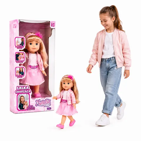 Natalia Lalka chodząca mówiąca po polsku – 40 cm, 3+