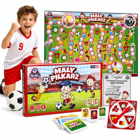 Artyk Game Mały Piłkarz – planszowa gra podróżna dla 1–4 graczy 6+
