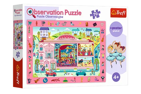 Trefl puzzle obserwacyjne Odwiedzamy operę – 70 elementów od 4 lat