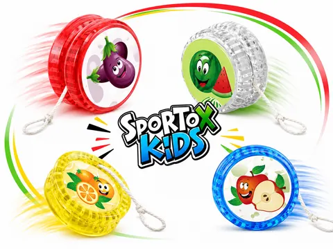 Sportox Kids jojo świecące LED – średnica 5,5 cm