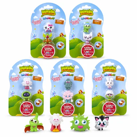 Moshi Monsters Zestaw 3 Figurek Moshlings – Seria 1 Kolekcjonerska