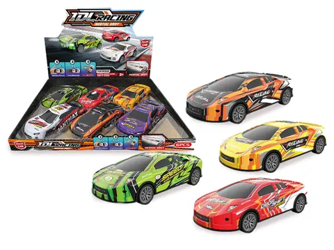 Artyk auto wyścigowe frykcyjne – metalowe 1:24 – 17,5 cm – 3+