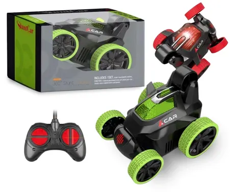 Artyk Auto RC Stunt Car – Obrót 360°, Skala 1:24, LED, 3+