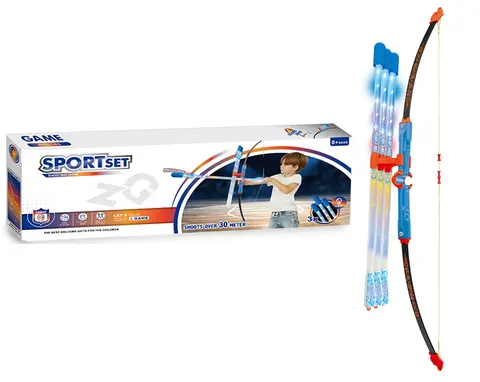 Artyk Łuk ze Strzałami Sport Set – 105 cm, 3 Strzały LED 3+