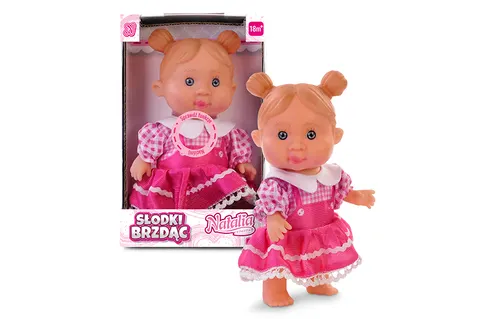 Natalia Słodki Brzdąc lalka interaktywna 19 cm – mówi mama tata, 3+