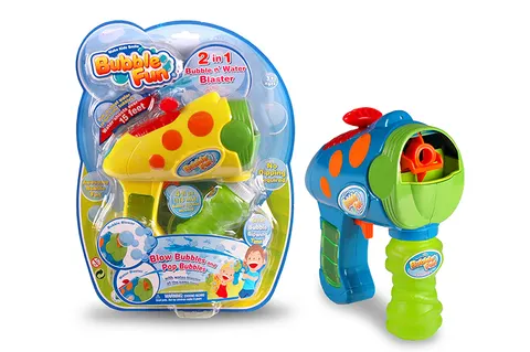 Artyk Bubble Fun Pistolet na bańki 2w1 z pistoletem na wodę – 3+
