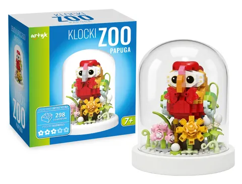 Artyk Klocki ZOO Papuga w Kopule – 298 elementów, 7+