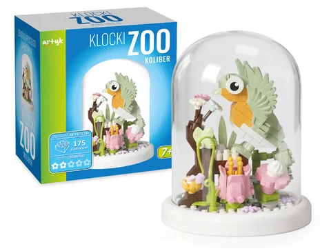 Artyk Klocki ZOO Koliber w Kopule – 175 elementów, 7+