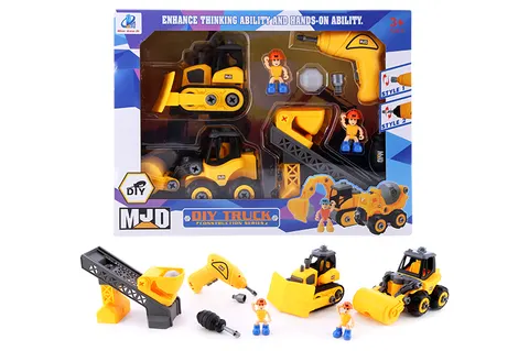 Artyk Zestaw do skręcania Roboty drogowe – DIY, pojazdy, 3+