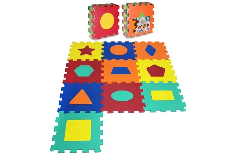 Artyk Puzzle Piankowe Mata Kształty Edu Fun – 10 el., 32×32 cm, 10M+
