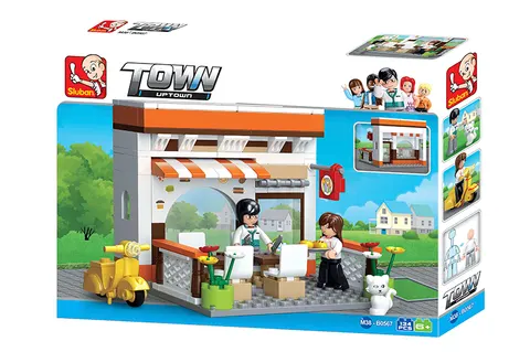 Artyk Town Uptown Klocki Restauracja ze skuterem – 134 elementy, 6+
