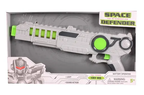 Artyk Pistolet kosmiczny Space Defender – światło i dźwięk, 5+